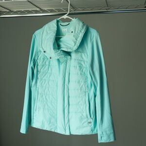 Helly Hanson lightweight sport jacket seafoam green women's size Large